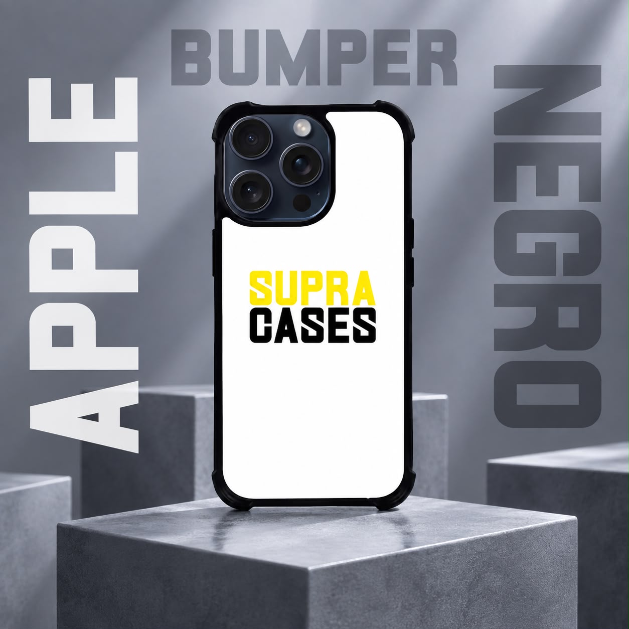 APPLE BUMPER NEGRO