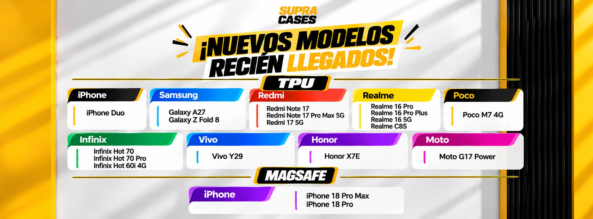 Nuevos modelos recién llegados