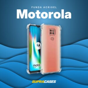 Funda Acrigel transparente para Motorola - Supra Cases